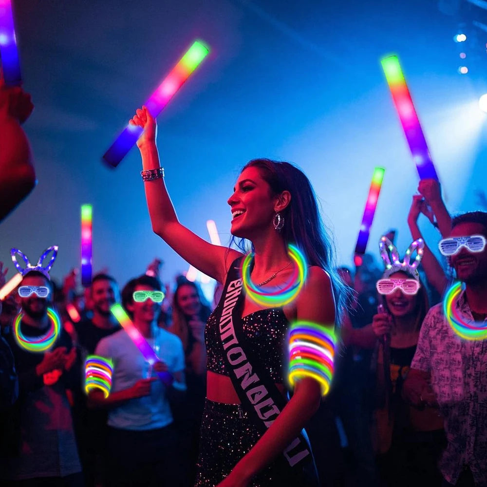 Glow In The Dark Carnival Party Decorations And Accessories Set