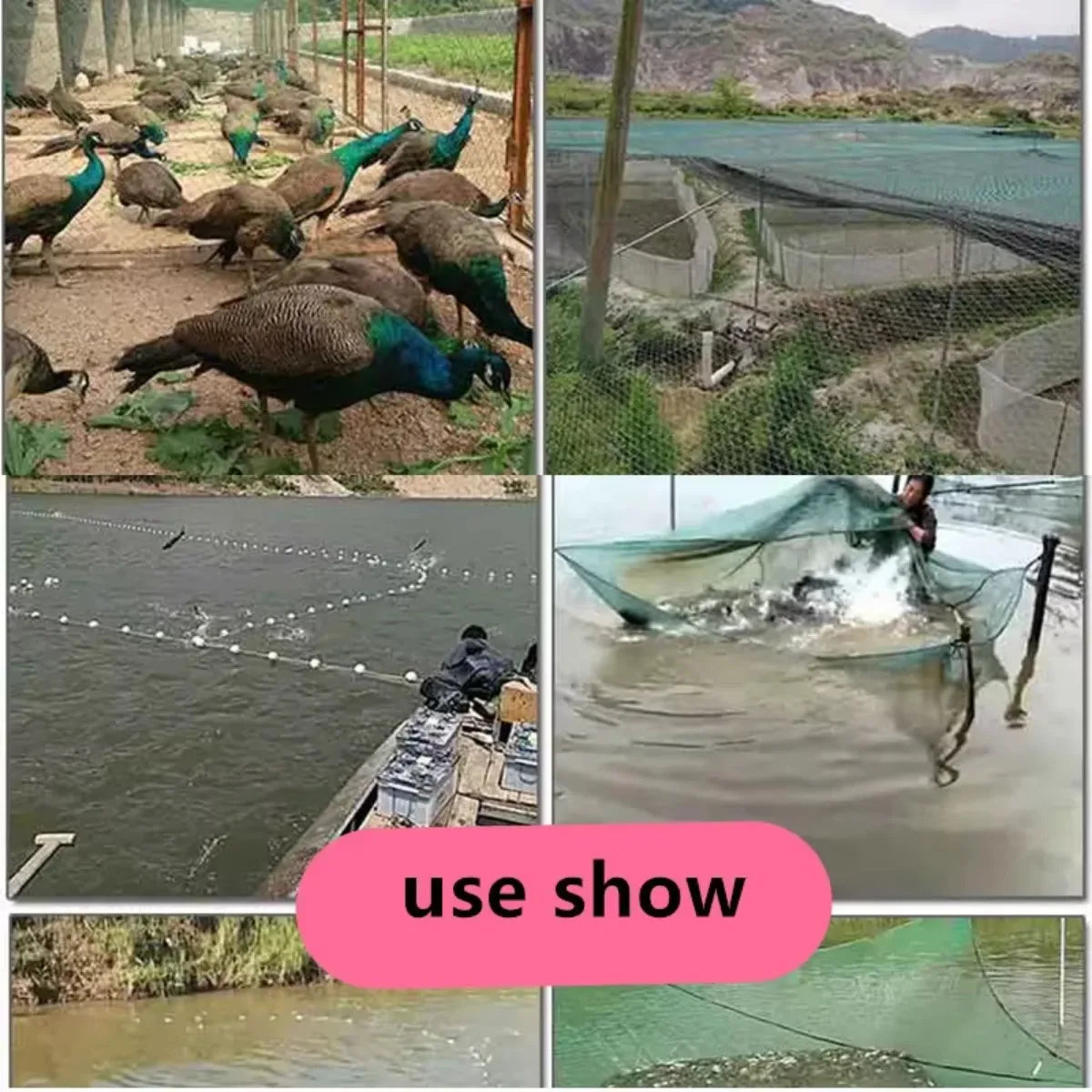 Pou Come Dream Heavy PE Fishing Garden Bird Control Netting