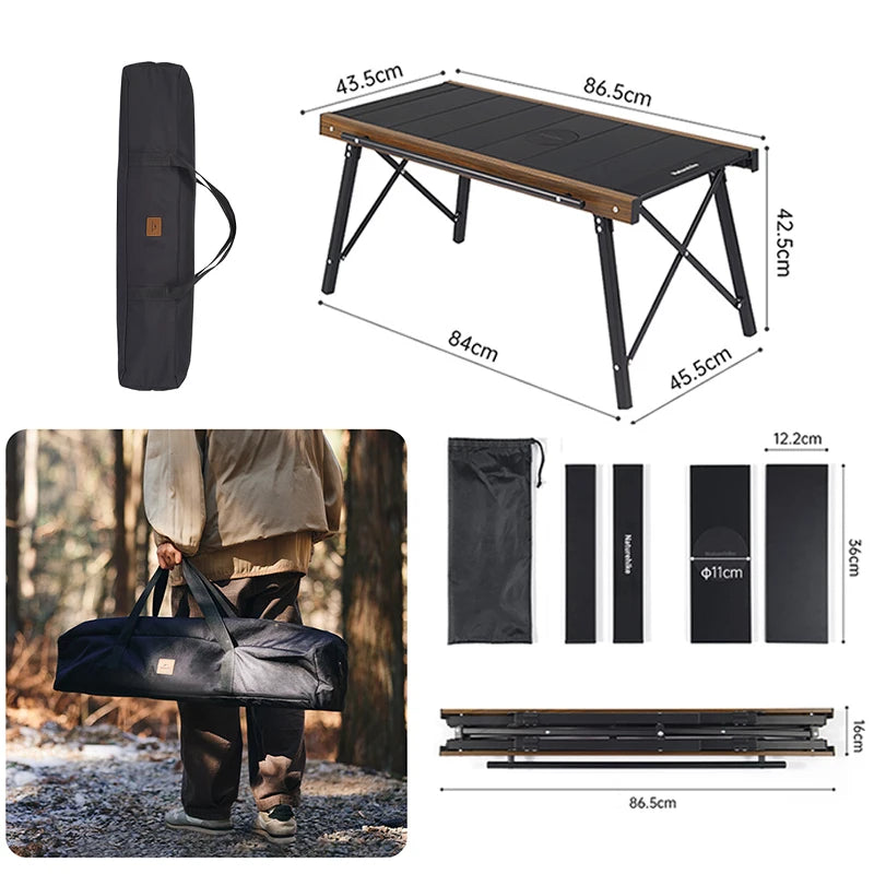 Naturehike Folding IGT Camping Table for Outdoor Cooking and BBQ