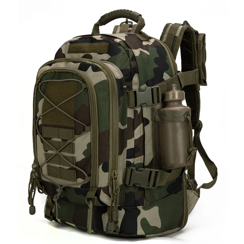 LQARMY Military Tactical Molle Assault Backpack For Hiking Camping Travel