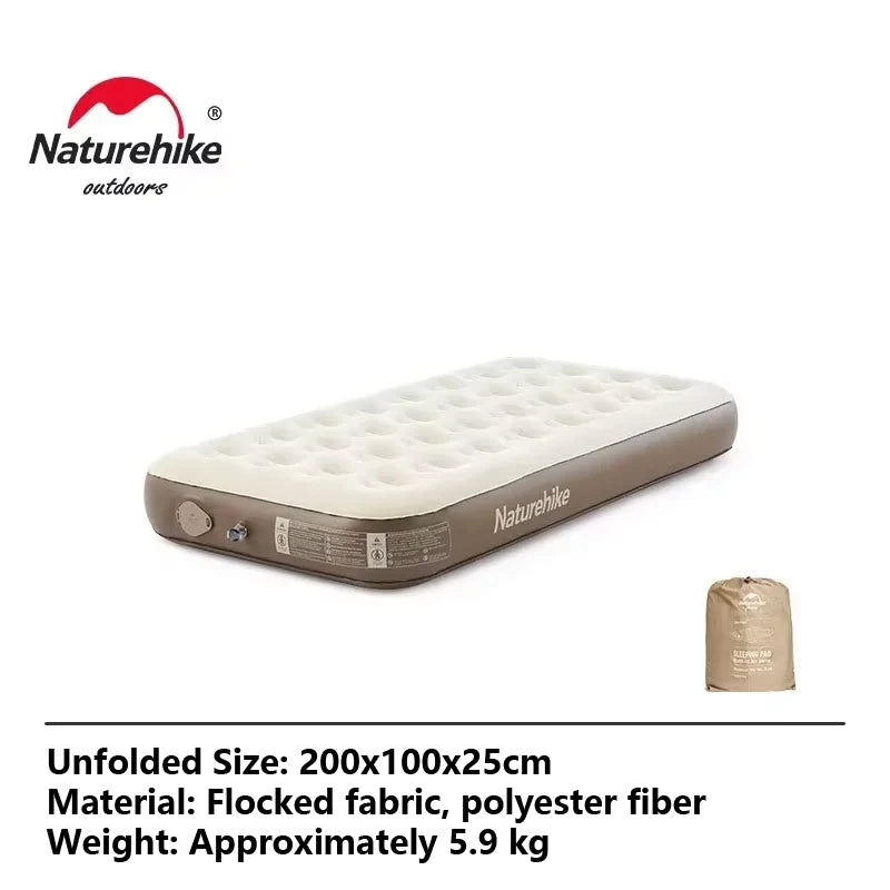 Naturehike Inflatable Air Mattress With Built In Pump For Camping