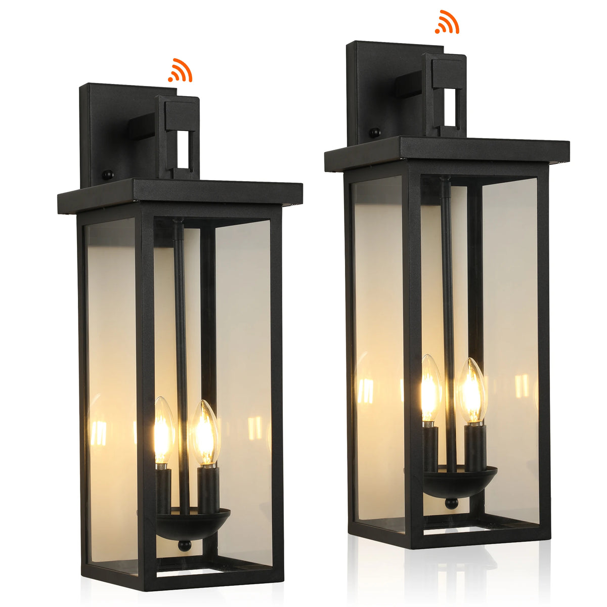 ARLGSITE Outdoor Wall Lantern With Dusk To Dawn Sensor