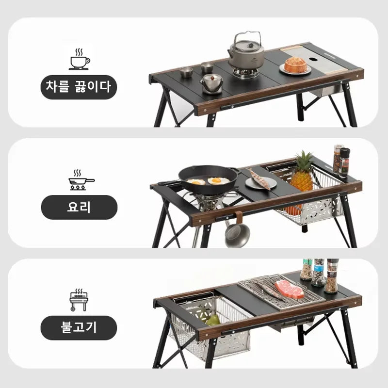 Naturehike Folding IGT Camping Table for Outdoor Cooking and BBQ