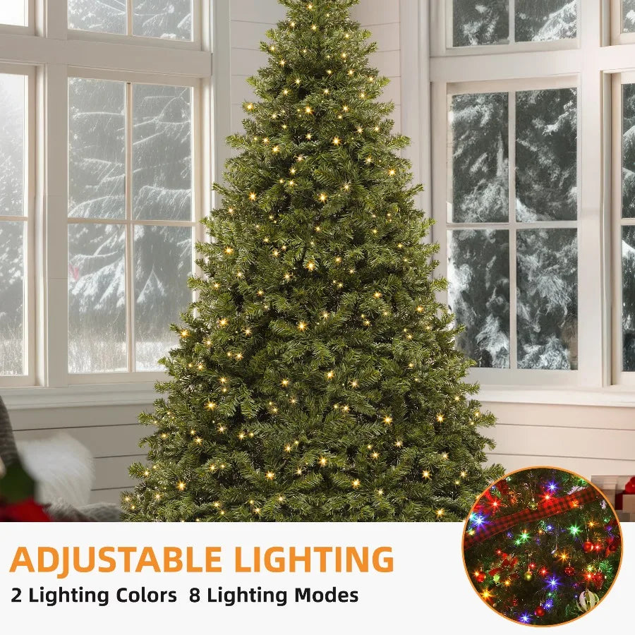 Uforic Pre Lit Artificial Christmas Tree with Warm Lights