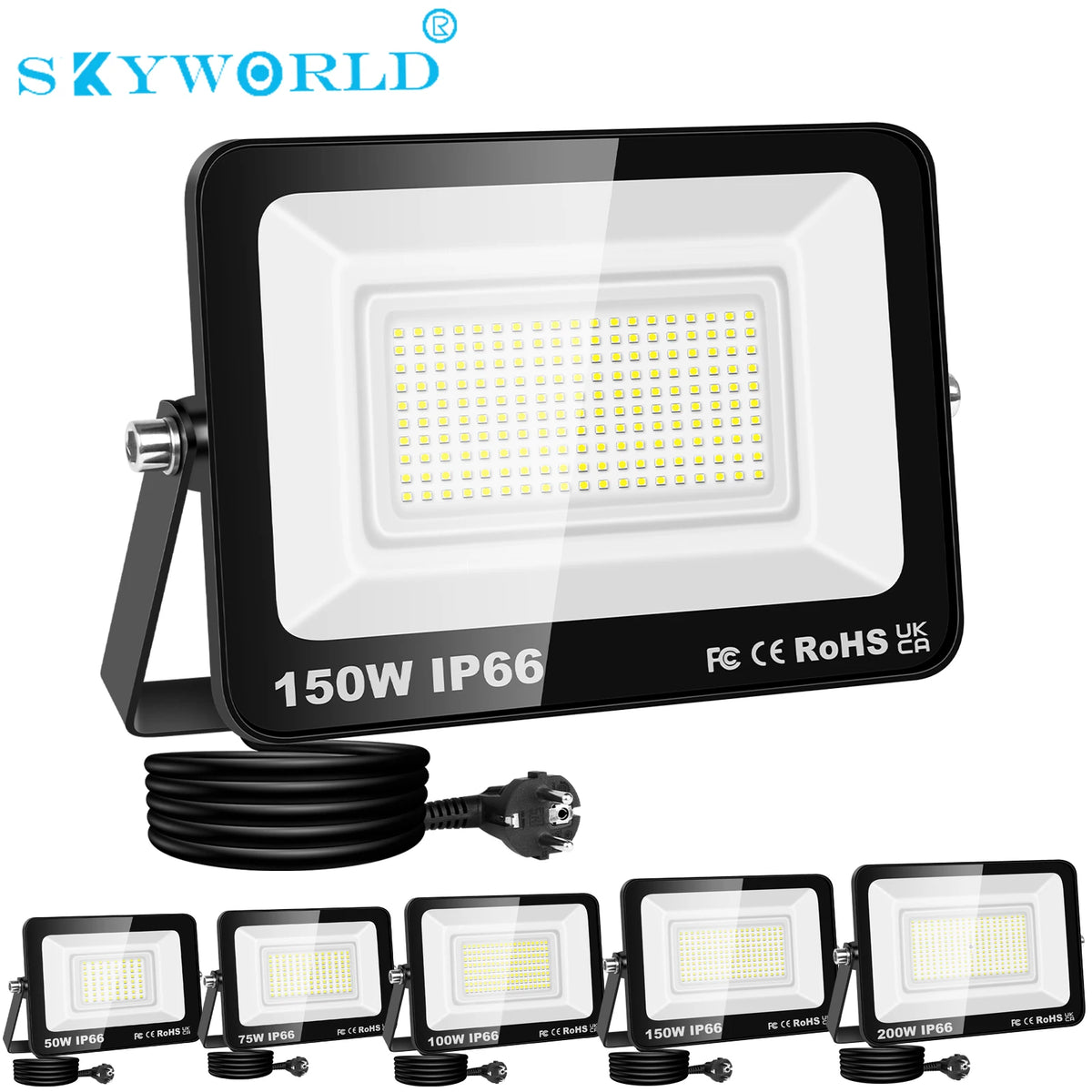Skyworld Led Flood Light Outdoor Garden Street Wall Lighting