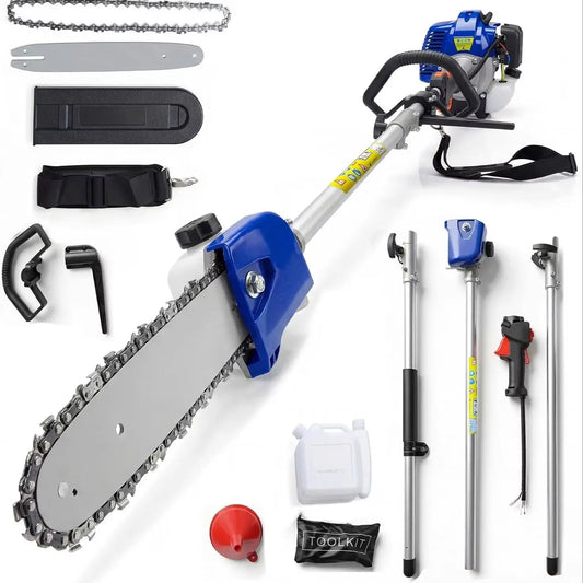 Professional Gas Powered Pole Saw Heavy Duty Tree Pruner