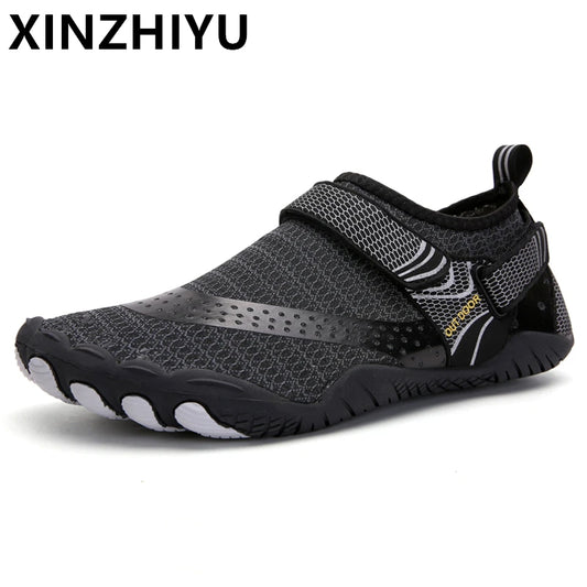 Mens Quick Dry Five Finger Water Shoes Non Slip Sneakers