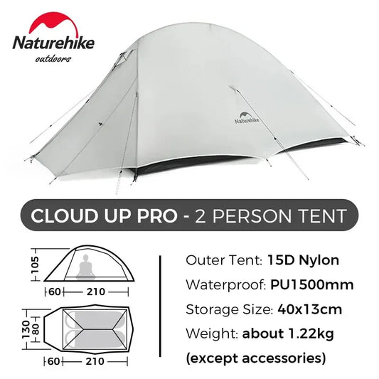 Naturehike Cloud Up Ultralight Double Layer Waterproof Camping Tent