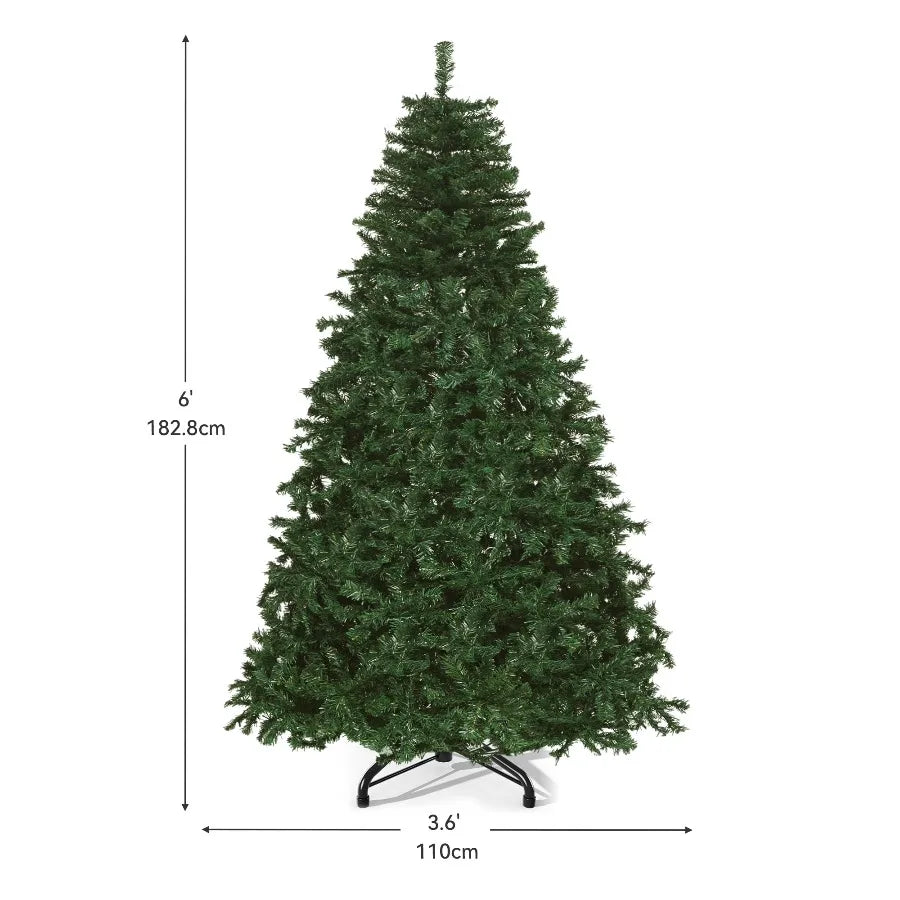 Uforic Pre Lit Artificial Christmas Tree with Warm Lights