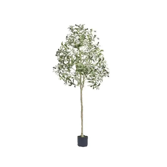 SucceBuy Artificial Olive Tree Faux Plant With Anti Tip Protection