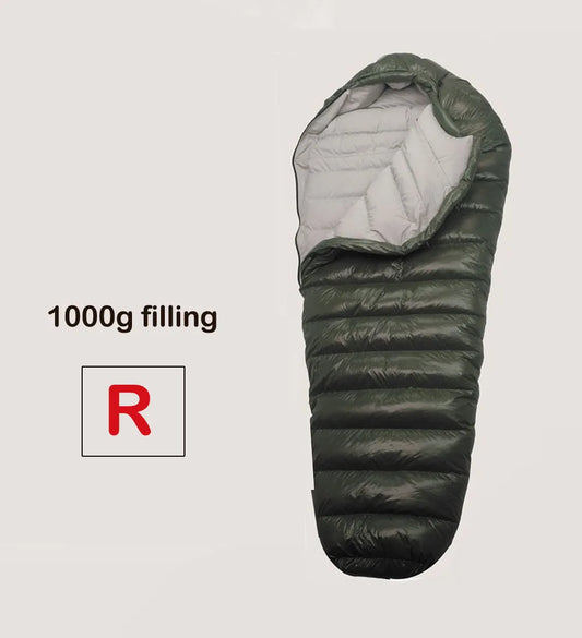 Kamperbox Double Down Sleeping Bag For Winter Camping Adventures