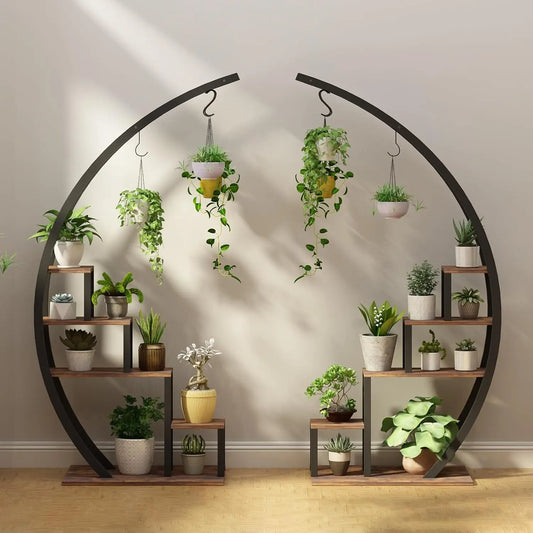 TWISTER CK Five Tier Metal Plant Stand For Home And Garden