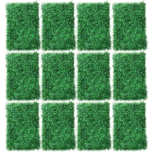 Artificial Boxwood Hedge Fence Panels For Private Garden Screening