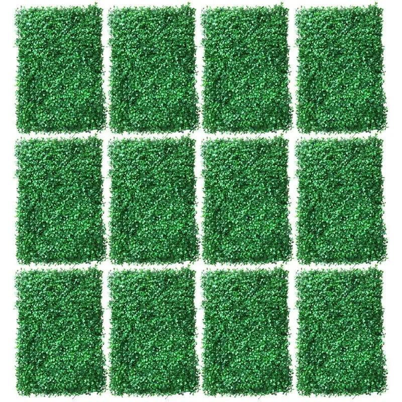 Artificial Boxwood Privacy Fence Panels For Outdoor Garden Decor