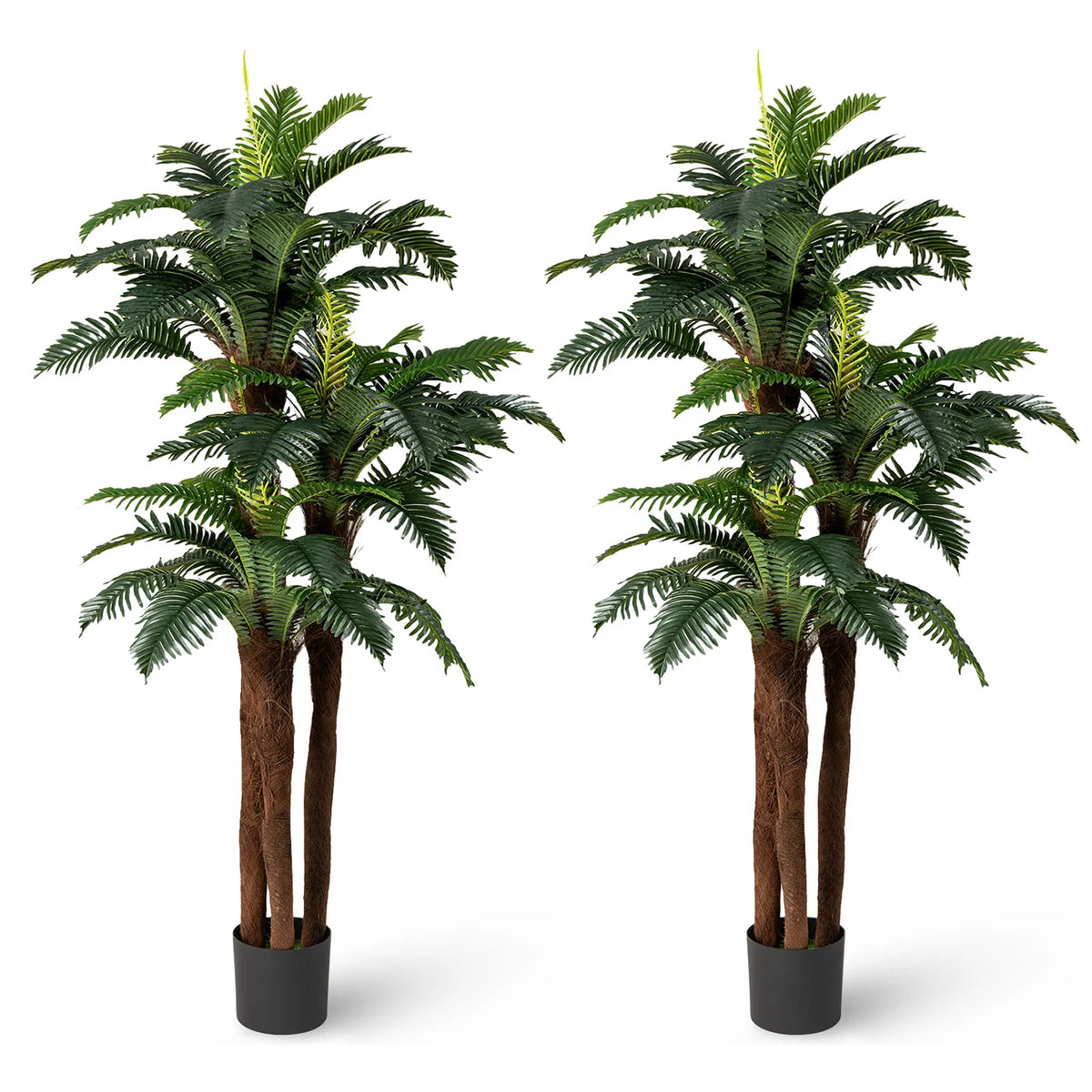 LIFEZEAL Artificial Palm Trees With Realistic Trunks for Home Decor