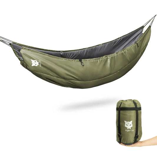 Lightweight Insulated Hammock Underquilt For Camping And Sleeping Comfort