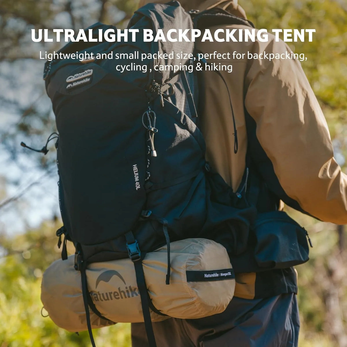 Naturehike Mongar Ultralight Waterproof Backpacking Camping Tent