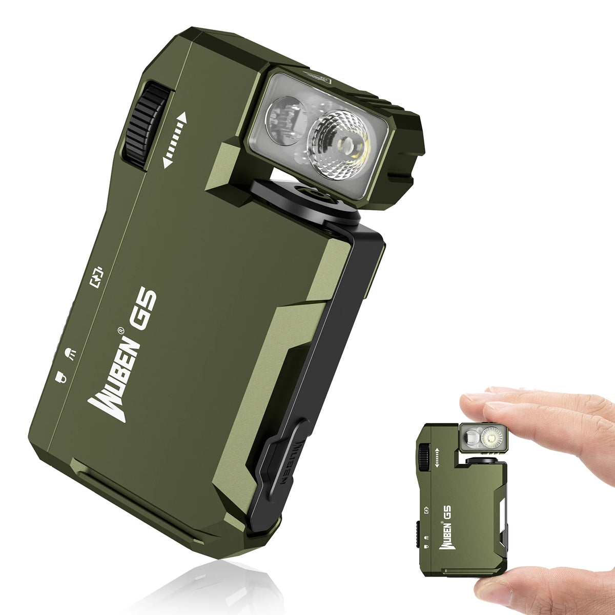Wuben G5 Led Flashlight 400 Lumens Usb Rechargeable Magnetic