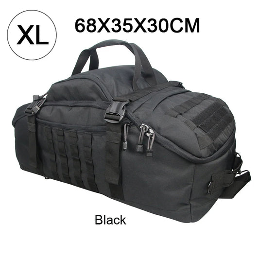 Large Capacity Tactical Backpack Molle Duffel Bag For Hiking Camping Travel